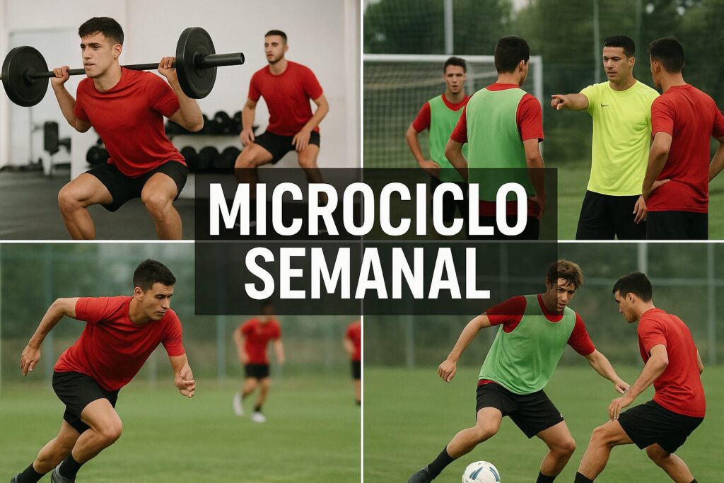 Microciclo semanal en fútbol base
