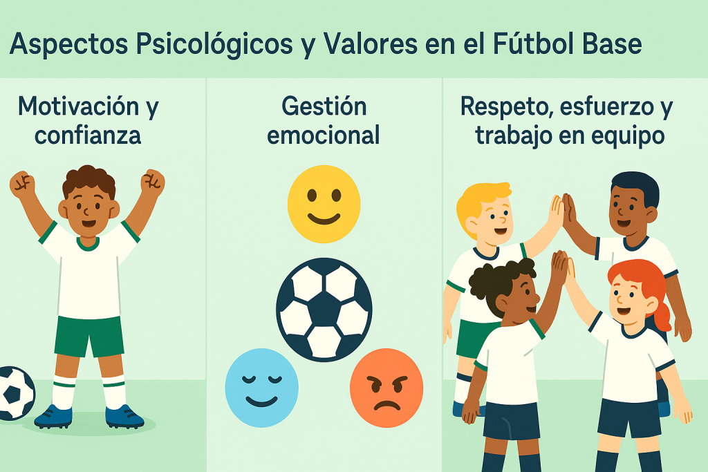 Aspectos Psicológicos y Valores en el Fútbol Base