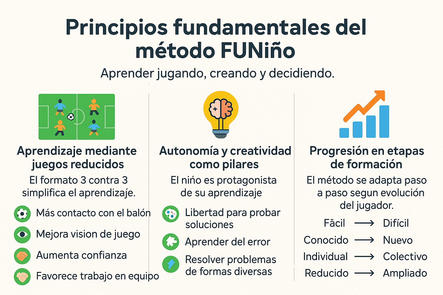 Principios fundamentales del método FUNiño de Horst Wein